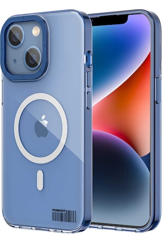 YoungKit Apple Uyumlu iPhone 14 Plus Kılıf Magsafe Şarj Özellikli Youngkit Coloured Glaze Serisi Kapak Youngkit-10127