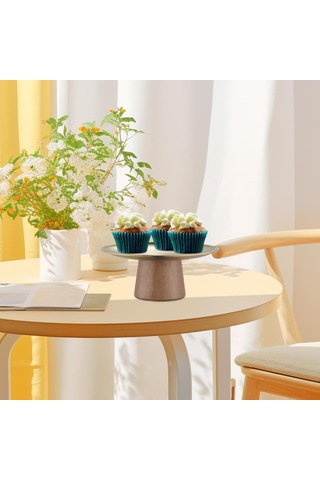 Suntek Magideal Avrupa Kek Standı Yuvarlak Parti Meyve Tabağı 17cm