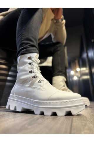 Knack Erkek Spor Bot B14 Beyaz Beyaz