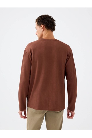 Loft Kahverengi Erkek Sweatshirt Lf2037183 Kahverengi