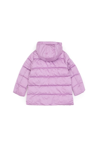 U.S. Polo Assn. Kız Çocuk Lila Kapüşonlu Kaban 50313073-VR034