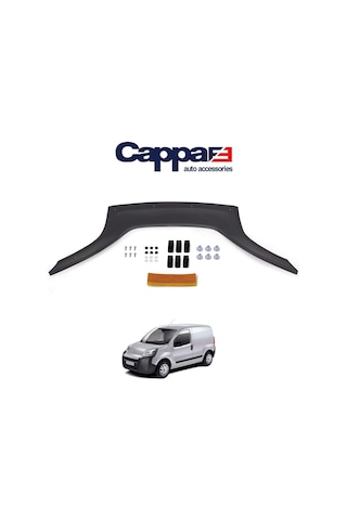 Cappafe Fiat Fiorino Ön Kaput Koruyucu Rüzgarlık 4Mm Abs 2007-