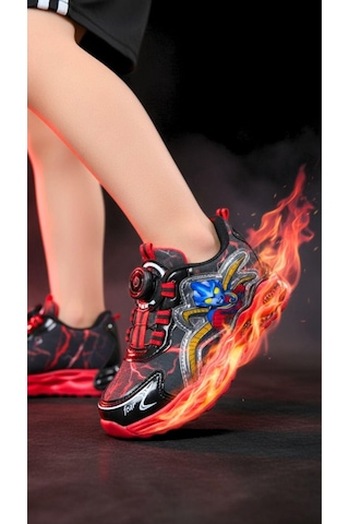Gala Akıllı Bağcık Karakter Baskılı Erkek Çocuk Sneaker Kırmızı