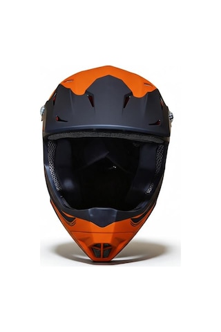 Asistan Full Face Tam Korumalı Kask 53-54 Turuncu