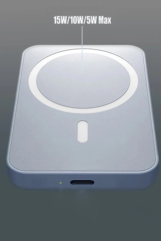 5000mah Kablosuz Şarj Magsafe Özellikli Telefonlara Uygun Telefon Arkasına Mıknatıslı Powerbank Çok Renkli