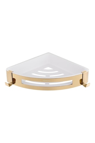 Banyo Köşe Banyo Rafı Sky Gold Altın