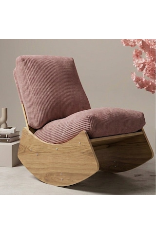 Comfort Sallanır Koltuk Tv Koltuğu Sallanan Berjer Sandalye Gül Kurusu