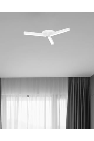 Admira Beyaz Kasa, Beyaz Işık Modern Plafonyer Led Avize Beyaz