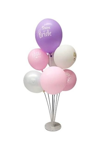 7'Li Balon Standı 75 Cm Çok Renkli