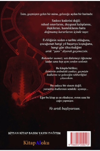 Numeroloji İsim Analizi Yazgının Sırrı Renkli İç Baskı / Özd...