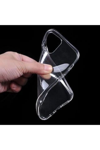 Apple iPhone Uyumlu 13 Mini Şeffaf Silikon Premium Kılıf