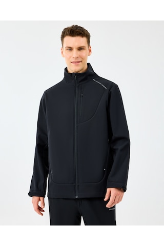 Skechers M Softshell Basic Jacket Erkek Siyah Mont S2520132-3817 Siyah