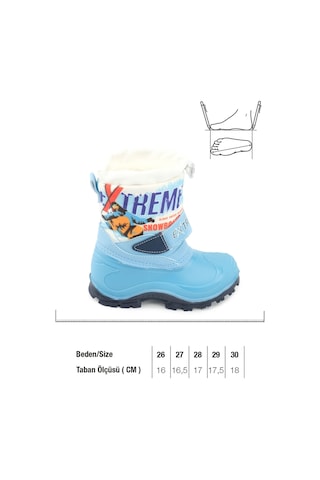Gezer Kışlık Erkek Çocuk Extreme İçi Peluşlu Su Geçirmez Kar Bot Çizme Gc2kpm.00655.00.022.j60 Mavi