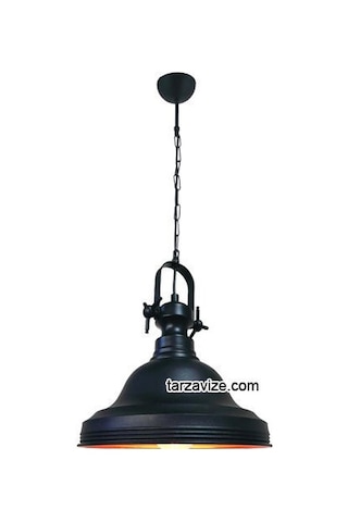 Tarzavize Trt8 Dekoratif Siyah Retro Sarkıt Avize