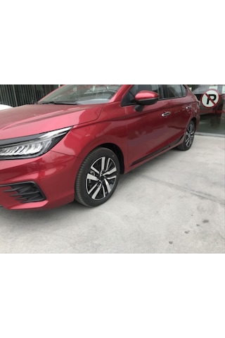 Autogp Honda City Uyumlu Kapı Koruma Çıtası Pianoblack 2021+ İçin Uygundur