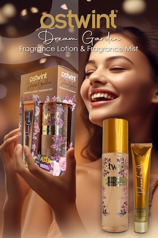 Ostwint Dream Garden Vücut Spreyi 200ml Vücut Kremi 50ml Ferahlatıcı Bahar Esintisi Meyve Özlü Parfü