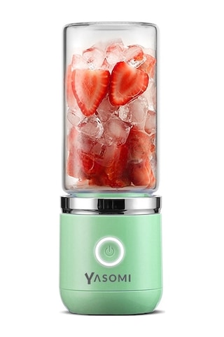 Yasomi GN-A04 Kablosuz Şarjlı Cam Smoothie El Blenderi