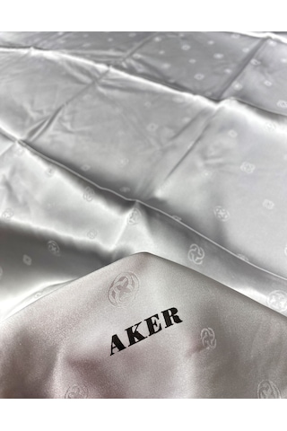 Aker İpek Monogram Jakar Eşarp