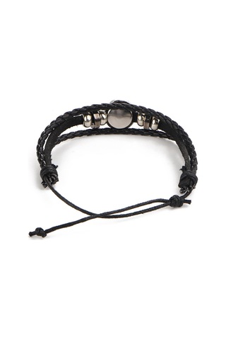 Xindoker Gümüş Renkli İkizler Burcu Deri Bilezik - El Dokuma Vintage Tasarım, Ayarlanabilir Uzunluk, Unik Özelliklerinizi Yansıtan Astoloji Aksesuarı Diğer