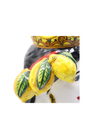 Moor Dekoratif Desenli Büst Heykel