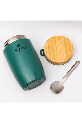 Igloo Bamboo Yemek Termosu 500ml-yeşil Yeşil