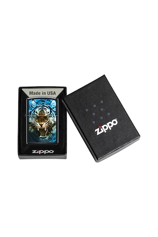 Zippo Digital Tiger Dizayn Çakmak Siyah