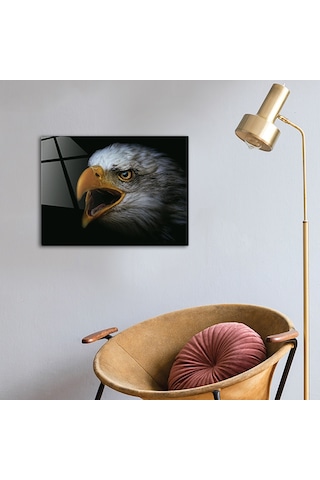 Decorıta Hayvanlar | Cam Tablo | Kartal - Yatay Görünüm