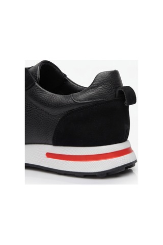 Crc Ayakkabı Premium %100 Hakiki Deri Hakiki Erkek Sneaker / Şık Ve Rahat Spor Ayakkabı Siyah 4