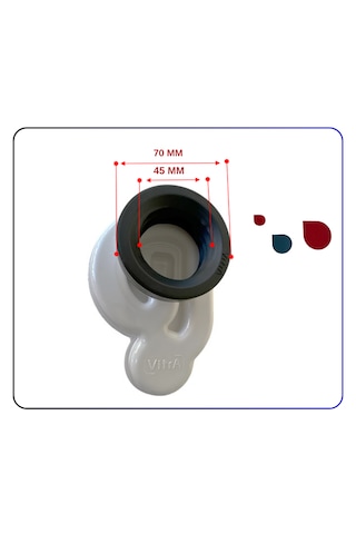412490yp1te VitrA 1 Lt. Pisuvar Sifonu Ve Contası