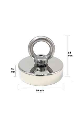 60Mm Fishing Magnet - Neodyum Pot Mıknatıs 60Mm Fishing Magnet - Neodyum Pot Mıknatıs