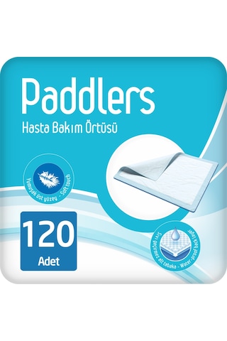 Paddlers Hasta Bakım Yatak Koruyucu Örtü 60x90 cm 120 Adet – Emici, Sıvı Geçirmez