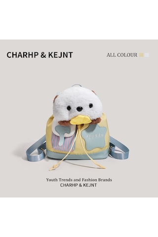 Charhp&kejnt Hakiki Büyük Kapasiteli Köpek Yavrusu Kanvas Sırt Çantası 2024 Yeni Sırt Çantası Öğrenci İşe Gidip Gelme Okul Çantası Diğer