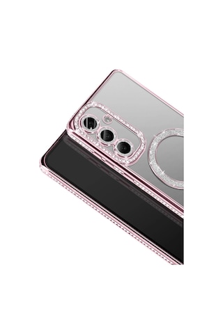 Joko Samsung Galaxy S26 Plus Joke Simli Magneticsafe Kılıf - Pembe
