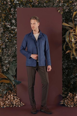 Efor Ka 080 Slim Fit Havacı Mavi Spor Kaban Mavi