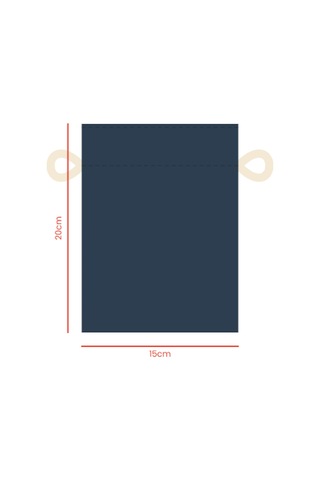 Baghashtag Lacivert Bez Kese 15 Cm X 20 Cm Çok renkli