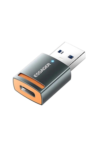 Essager Usb To Type-c Otg Dönüştürücü Adaptör, 5 Gbps Veri Aktarım, Usb Type C Çevirici, Klavye, Mouse Çevirici