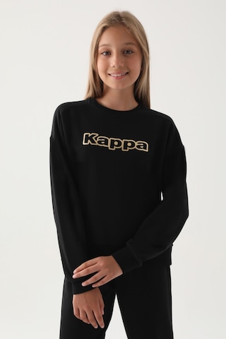 Kappa Kız Çocuk Siyah Sweatshirt Siyah