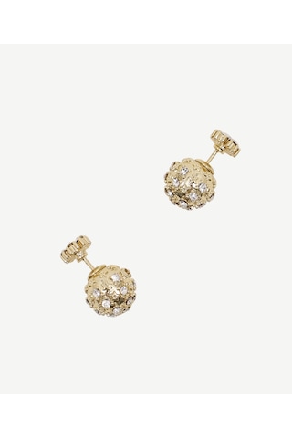 Yargıcı Çift Taraflı Gold Küpe 26ykbj8083x 630 Renkli