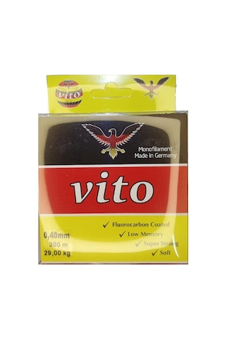 Vito 160 Mt Fluorocarbon Coated Misina Clear - 0.35