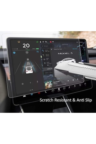 Tesla Model Y 15 İnç Multimedya Nano Ekran Koruyucu