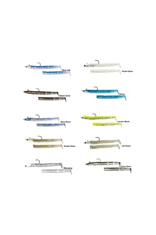 Ryuji Max Fish 11cm 12.5gr. Silikon Yem Blue Silver