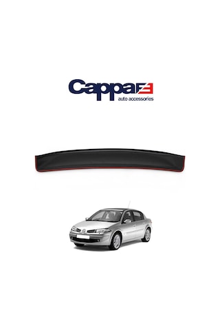 Cappafe Renault Megane Sedan Arka Cam Üstü Spoyler Akrilik Abs