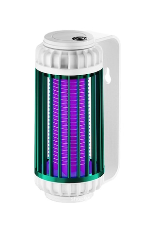Fortunelane Yeşil Usb Elektrikli Musluk Öldürücü - 365nm Mor Işık Ve Rüzgar Benzetimiyle 360 Tutma, Masaüstü/duvar Montajlı