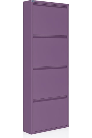 Ceha 4'lü Metal Ayakkabılık - Mor K.AYK-4 /AB4001