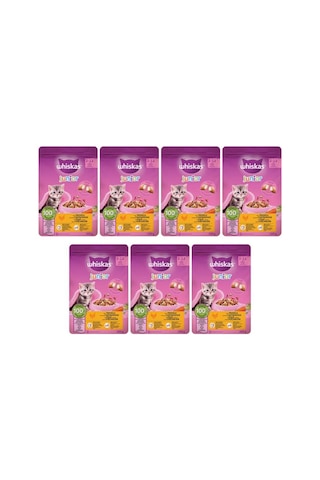 Whiskas Junior Tavuklu Yavru Kedi Maması 300 G X 7