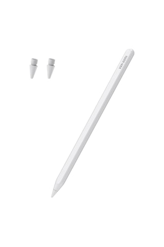 Ven-dens Vd-sp003 Apple Uyumlu iPad Uyumlu Manyetik Tablet Kalemi, Kablosuz Şarj, Avuç İçi Reddetme, 10, Beyaz