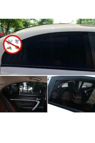 Oto Yan Cam Perdesi Araba Arka Güneşlik Araç Anne Bebek Çocuk Perde Arka Koltuk Emzirme Örtüsü 1 Adet