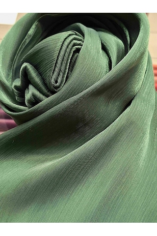 İpek Dükkanı Organza Shımmer Abiye Üzeri Parlak Şal Elmas Yeşili
