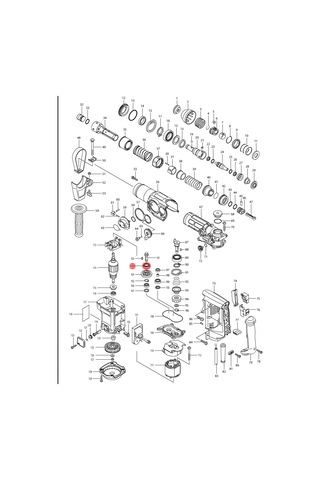 Makita HR3000C Rulman 6001 Ürün Kodu 211138-8