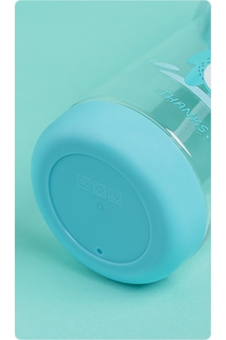 480ml Çocuklar Su Kupası Yaratıcı Karikatür Hayvan Bebek Besleme Bardakları Payet Sızdırmaz Su Şişeleri Açık Taşınabilir Çocuk Bardakları Kupalar Mavi 007 Kahverengi